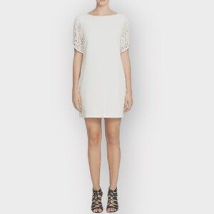 CYNTHIA STEFFE White Lace Dress (Sz 8)